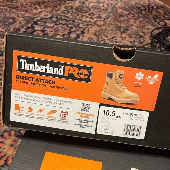 Timberland PRO Men's Tan Steel Toe Boots